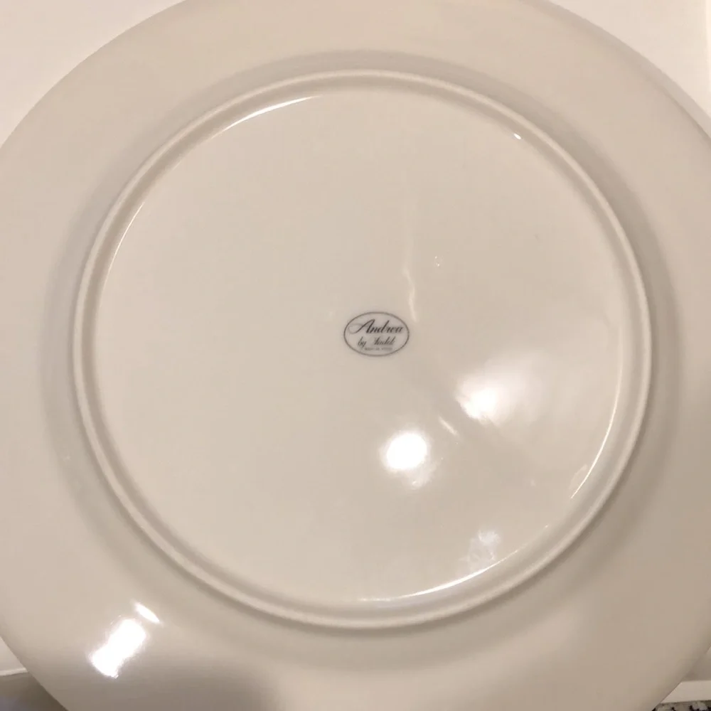 Andrea Sadek Porcelain Cake Plate & Server Gift Boxed
